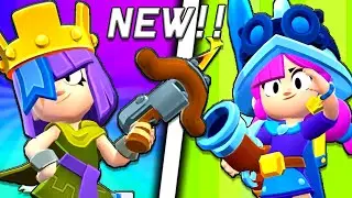 New Archer Queen Penny & Jessie Musketeer Clash Royale Skins in Brawl Stars! 😳🔥
