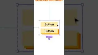 Button hover effect in Figma #uiuxdesign #shorts #shortvideo