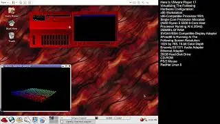 Soleil (XMMS, RedHat Linux 8, VMware Workstation 17)