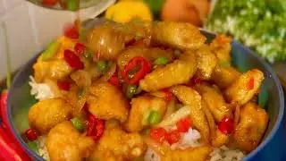 Sticky Glazed Hoisin Crispy Chicken