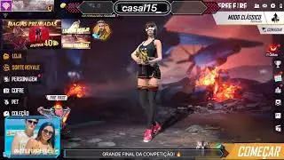 🔴LIVE FREE FIRE 🔥|PRESENTEANDO OS INSCRITOS ❤️| CASAL15