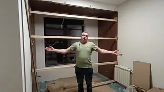 Установка стеновых панелей из ЛДСП EGGER. Весь процесс за день