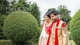 Birmingham Botanical Gardens Asian wedding highlights | Maya & Arka