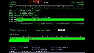 Run SQL Statements (RUNSQLSTM) - IBM|