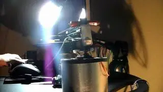 Mouse and Keyboard Control of an Arduino Pan/Tilt Unit (with lasers)