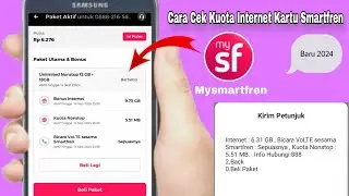 TERBARU..!!! CARA CEK KUOTA INTERNET KARTU SMARTFREN