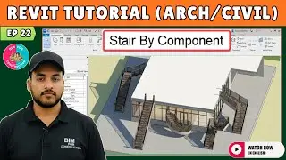 #22 Revit Architecture: STAIR By Component