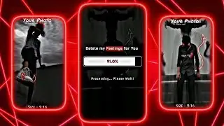 DELETE MY FEELINGS 4U 💔😞| 3D New Sad XML Preset📄| New Trend Xml File #alightmotion | Crazy Editz