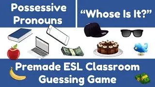 Possessive Pronouns | Whose Is It? | Learn English ESL Guessing Game