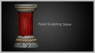 ZBrush Pylon Sculpting -Stone- Timelapse
