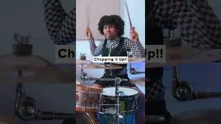 CHOPPING IT UP!! Geneva London on Drums #Shorts