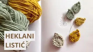 Heklani list/kako se hekla list/jednsotavan heklani list