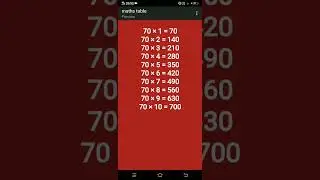 Print Math Table by using for loop🔥