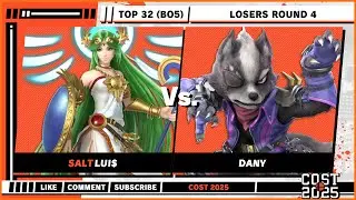 COST 2025 - Lui$ (Palutena) VS Dany (Wolf) - Super Smash Bros. Ultimate - SSBU