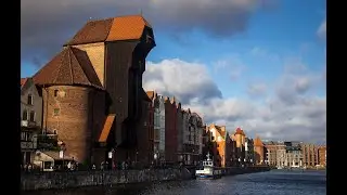 Windy Gdansk in autumn