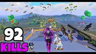 omg!!!😨🥵NEW MODE BEST AGGRESSIVE RUSH GAMEPLAY 92KILLS🔥pubg mobile bgmi!