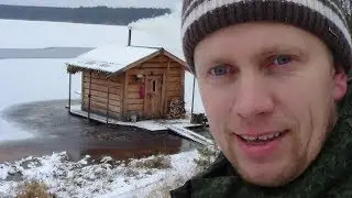 Как мужики баню двигали! Тест-драйв бани во льдах!