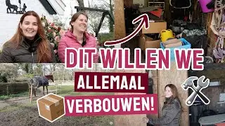 Onze verbouw PLANNEN voor 2024 || SPRING CLEANING #1