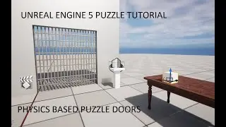 UNREAL ENGINE 5 PHYSICS BASED PUZZLE DOOR PICKUP ITEMS TUTORIALS