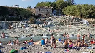 TERME di SATURNIA, TUSCANY, ITALY-a perfect attraction for FREE (kąpiel w Termy Saturnia w Toskani)!