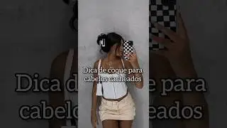 Dica de penteado para cabelos lisos😍 #shorts #cachos #cacheadas #cabelos #lisosperfeitos #penteados