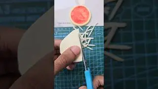 DIY Clay pizza🍕😋 : tutorial 
