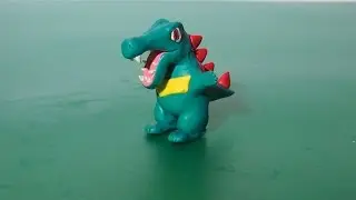 Лепка, Тотодайл из пластилина, покемон из пластилина