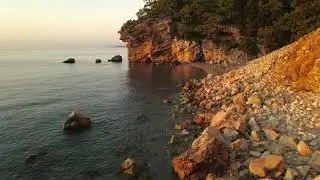 дикий пляж Бельдиби/wild beldibi beach
