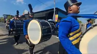parade drumband dalam rangka tasyakuran sultan malindo.   #malindo