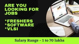 NarendraJobs Consultancy | Fresher Jobs | Software Jobs  |Hardware |VLSI  | Semiconductor Jobs