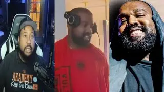 Folded! DJ Akademiks reacts to Kanye West issuing an apology to the Jewish community for his rants!