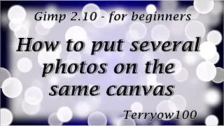 Place several photos on same the canvas