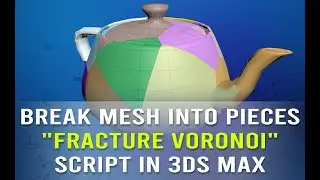 Break a mesh into pieces with 