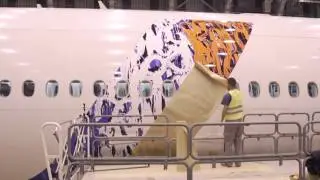 MAKING OF Air France aux couleurs de JonOne / The Air France accent redesigned by JonOne