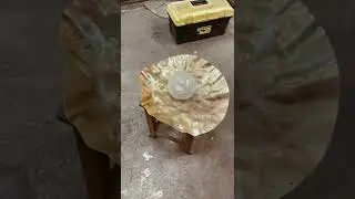 Делаем латунный плафон