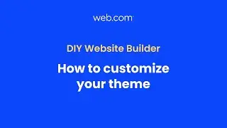 How to Customize Your Website Theme