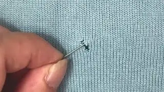 Easiest Way to Repair a Hole in a Knitted Sweater at Home With a Sewing Needle