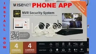 WiseNet NVR Security System Step by Step Instructions INSTALL