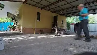 Откатные ворота своими руками на Даче