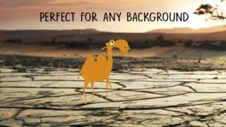 Cartoon Camel | Background Animation Video