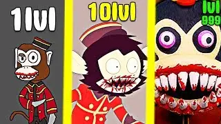 ЭВОЛЮЦИЯ МОНСТРА ОБЕЗЬЯНЫ В ИГРЕ DARK DECEPTION!