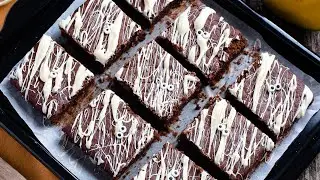 BROWNIES ZUCCA E CIOCCOLATO Facili (perfetti per Halloween!)