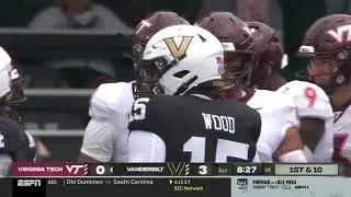 Virginia Tech vs Vanderbilt Full Game HD NCAAF 9/1/2024