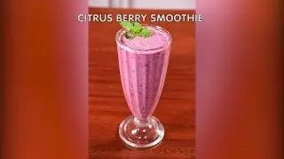CITRUS BERRY SMOOTHIE | ANTIOXIDANTS SMOOTHIE | QUICK FIX | FOODIES CLUB