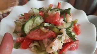 Эң оңой жана пайдалуу салат!!!Пайдалуу жана оңой салаттар.../самый легкий витаминный салат