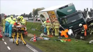 Dode en gewonde bij ernstig ongeval op A28