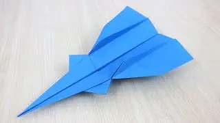 How to Make a Super Glider Paper Airplane - Best Flying Paper Plane