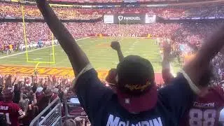 LIVE REACTION TO WASHINGTON COMMANDERS GAME WINNING FG VS THE GIANTS