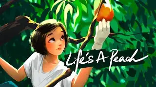 Art Log | DIGITAL DRAWING PROCESS | Peach Jam | The Small Happiness in Life