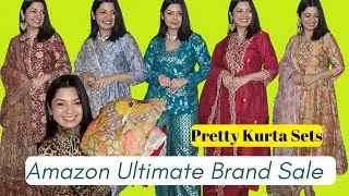 Amazon Ultimate Brand Sale | Kurta sets for every occasion | 3 Piece Kurta sets | Blazer Pant set